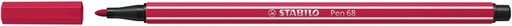 [633182] Viltstift STABILO Pen 68/50 medium donkerrood