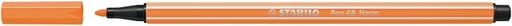 [633206] Feutre STABILO Pen 68/054 Medium néon orange