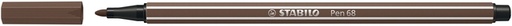 [633347] Feutre STABILO Pen 68/65 Medium marron foncé