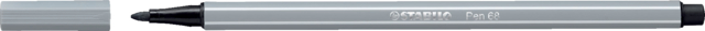 Feutre STABILO Pen 68/66 Medium gris moyen froid