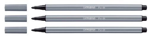 [633197] Viltstift STABILO Pen 68/96 medium donkergrijs