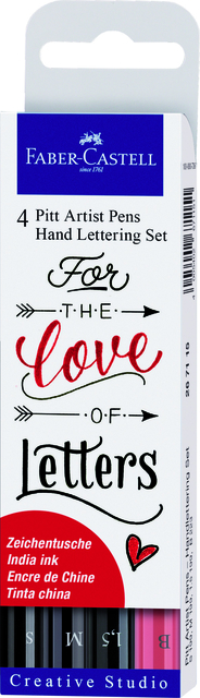 Tekenstift Faber-Castell Pitt Artist handlettering love