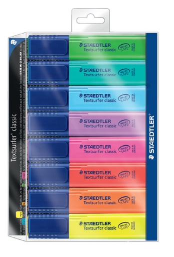 [635237] Markeerstift Staedtler 364 Textsurfer assorti 8 stuks
