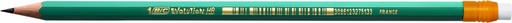 [640605] Crayon BIC Evolution ECOlutions 655 hexagonal HB avec embout gomme