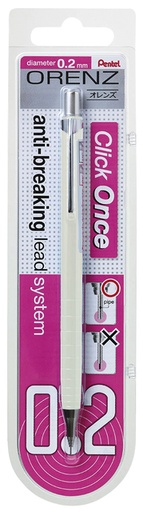 [712340] Portemine Pentel Orenz B 0,2mm blanc