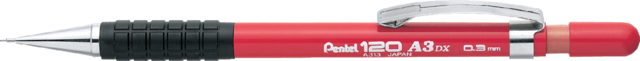 Vulpotlood Pentel A313 HB 0.3mm rood