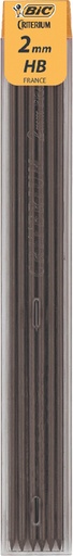 [713108] Mine portemine BIC Criterium 2mm HB tube 6 pièces