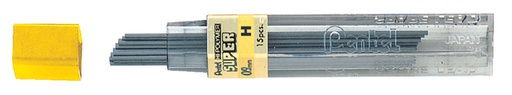 [713299] Potloodstift Pentel H 0.9mm zwart koker à 15 stuks