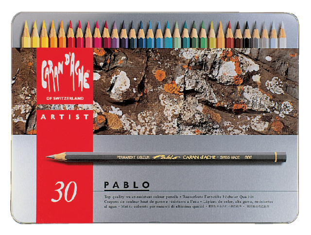 Crayon couleur Caran d’Ache Pablo 30 pièces assorti