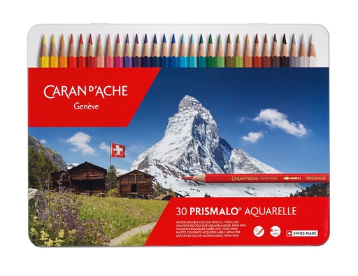 [710530] Crayon de couleur Caran d’Ache Prismalo 30 pièces assorti