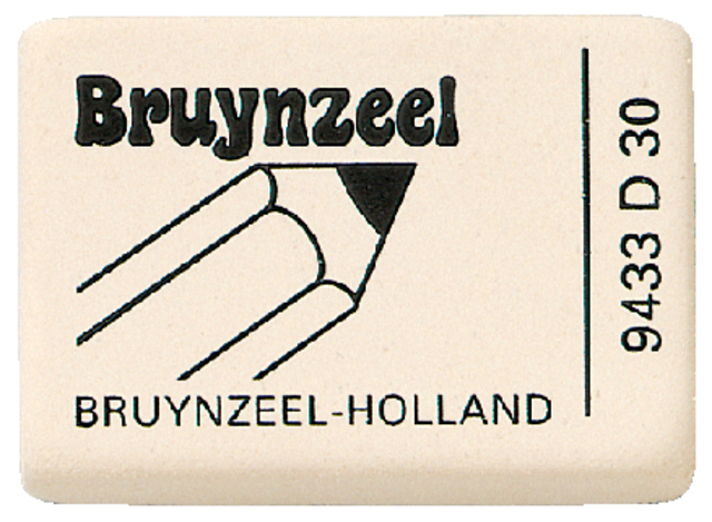 Gum Bruynzeel extra zacht display à 30 stuks wit