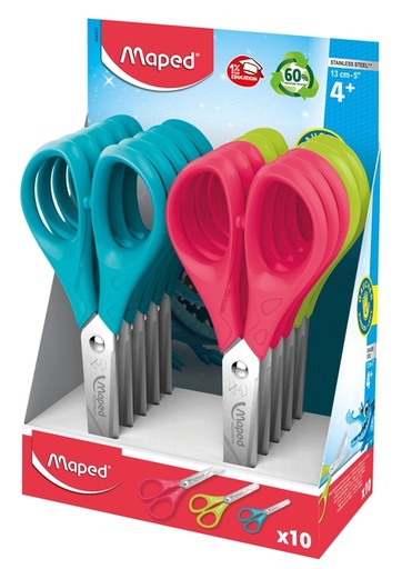 [337072] Ciseaux Maped Essentials 13cm gaucher assorti