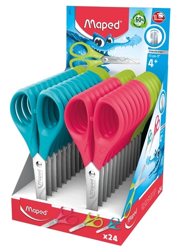 [337071] Ciseaux Maped Essentials 13cm droitier assorti
