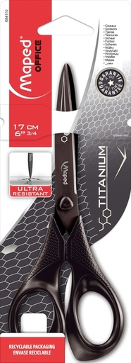 [337016] Schaar Maped Titanium 17cm zwart