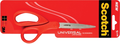 [337019] Schaar Scotch 18cm universeel rood blister