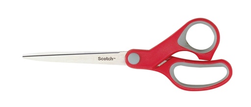 [337021] Ciseaux Scotch Confort 18cm rouge blister