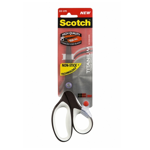 [337002] Ciseaux Scotch 20cm titanium anti-adhérents blister