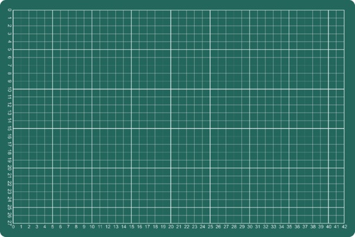 [722277] Tapis de coupe A3 300x450mm vert