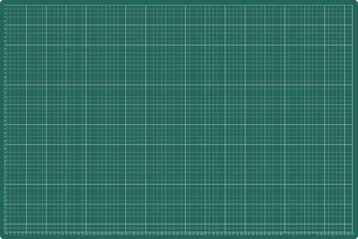 [722279] Tapis de coupe A1 900x600mm vert
