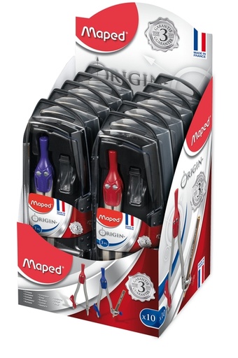 [710004] Passer Maped Origin 3delig display á 10 stuks assorti