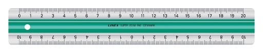 [345002] Liniaal Linex super S20 20cm transparant
