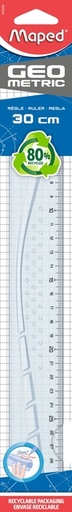 [343046] Liniaal Maped Geometric 30cm transparant