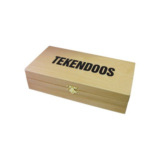 [751102] Boîte à dessin 25x12x6,5mm 3 compartiments Bois hêtre
