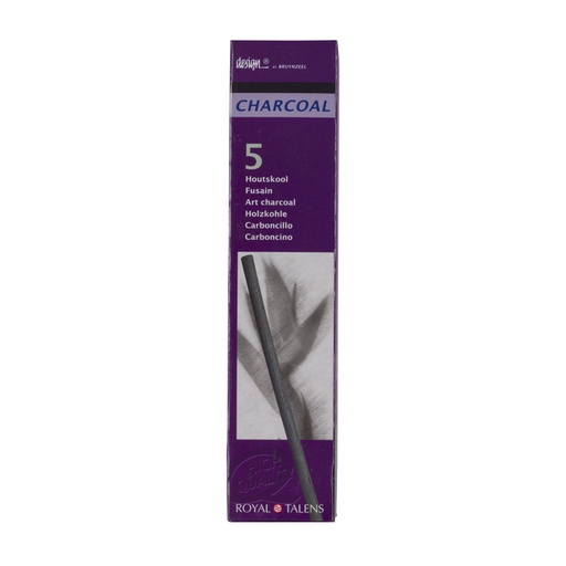 [710960] Houtskool Bruynzeel Design set à 5 stuks