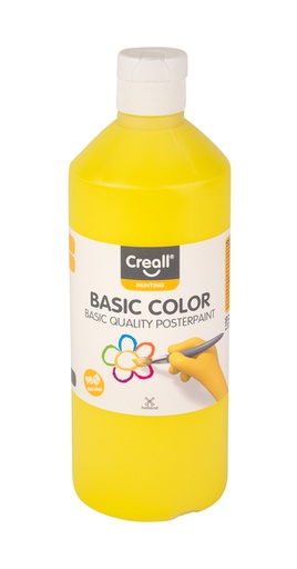 [142285] Gouache Creall Basic jaune primaire 500ml