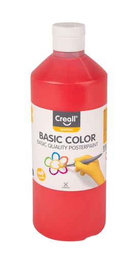 [142287] Gouache Creall Basic rouge clair 500ml