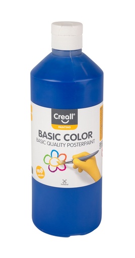 [142288] Gouache Creall Basic bleu foncé 500ml