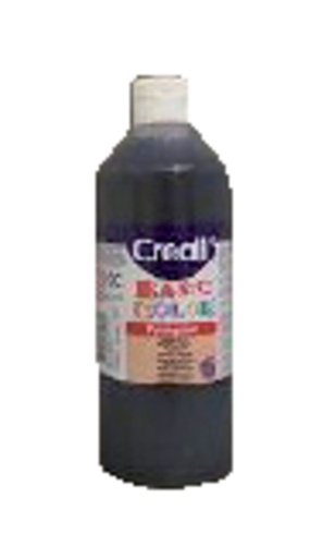 [142291] Gouache Creall Basic noir 500ml