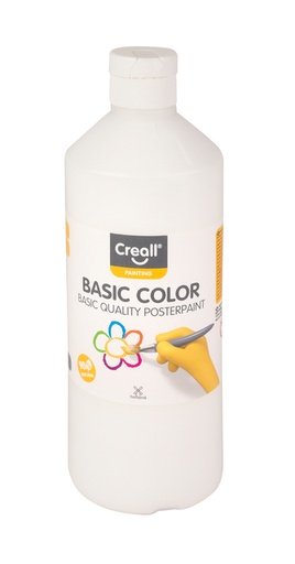 [142292] Plakkaatverf Creall basic wit 500ml