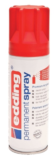 [640632] Spray peinture edding 5200 permanent rouge trafic mat