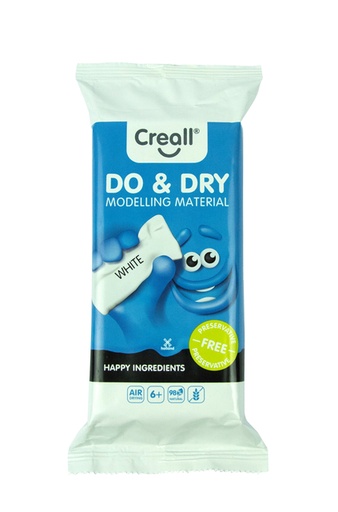 [142297] Pâte à modeler Do & Dry Airdrying blanc 500g