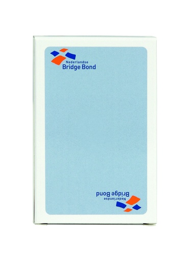 [099988] Jeu de cartes Bridge bleu