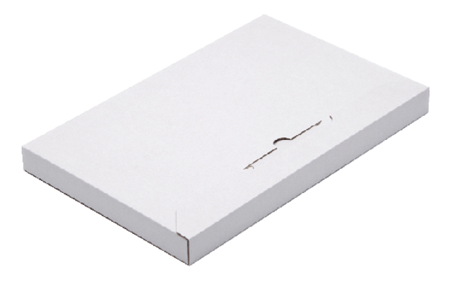 Boîte CleverPack A4 350x230x26mm carton blanc 5 pièces