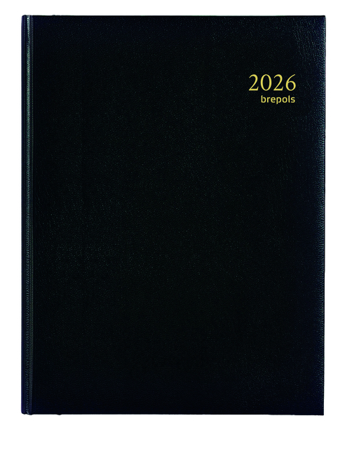 Agenda 2026 Brepols Ambassador Lima 1 jour/1 page noir