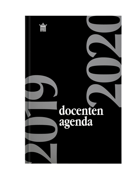 Agenda 2024-2025 Ryam Docenten 7 jours/2 pages noir (NL)