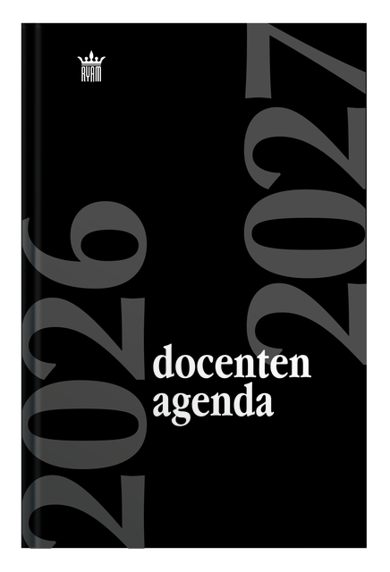 Schoolagenda 2025-2026 Ryam docenten 7dagen/2pagina's zwart