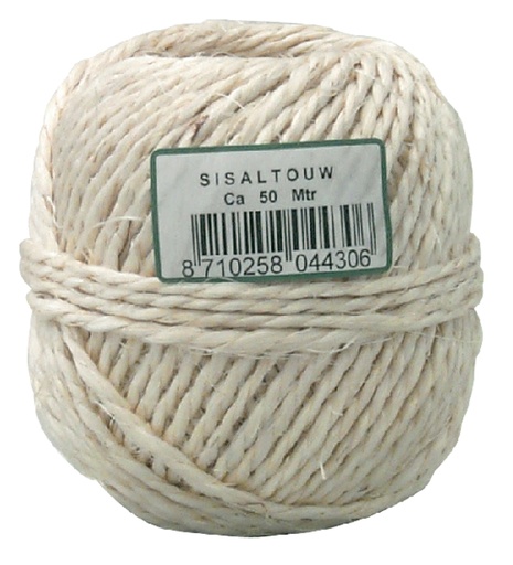 [831012] Ficelle Sisal Muller 2 fils Ø ±3mm ±50m
