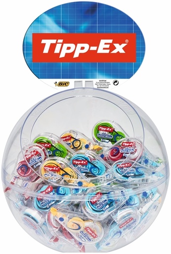 [965468] Correctietape Tipp-Ex mini pocket mouse 5mmx6m display à 30 +10 gratis