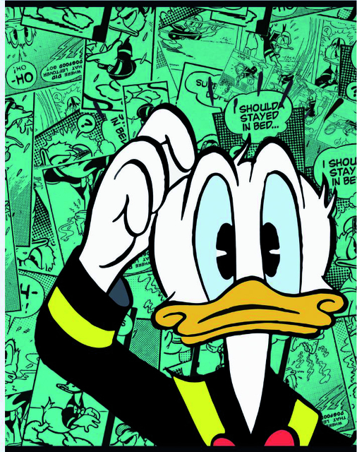 Schrift Donald Duck A5 Lijn
