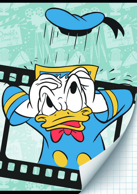 Schrift Donald Duck A4 Lijn