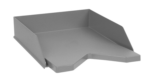 [390319] Corbeille à courrier Quantore gris 100% recyclé