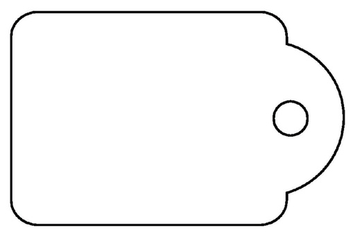 [811928] Etiquettes Apli  carton blanc n°389 18x29mm 1000 pièces