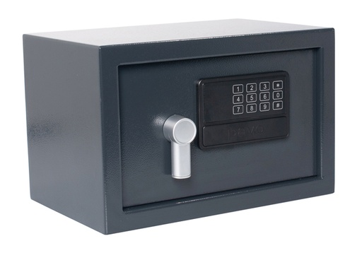 [486264] Coffre-fort Pavo 310x200x200mm électronique gris foncé