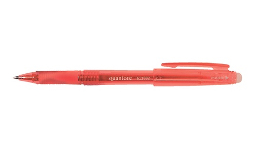 [612882] Gelschrijver Quantore erasable 0.7mm rood