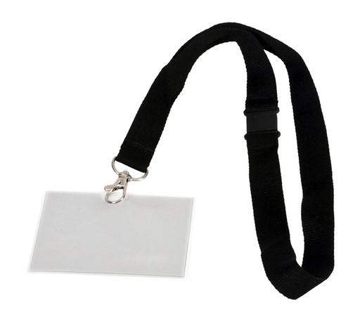 [921344] Porte-badge Europel avec cordon 90x60mm 5 pièces