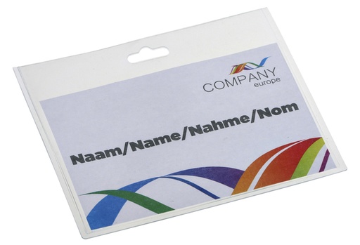 [921981] Badge - pashouder Europel gesloten 90x60mm